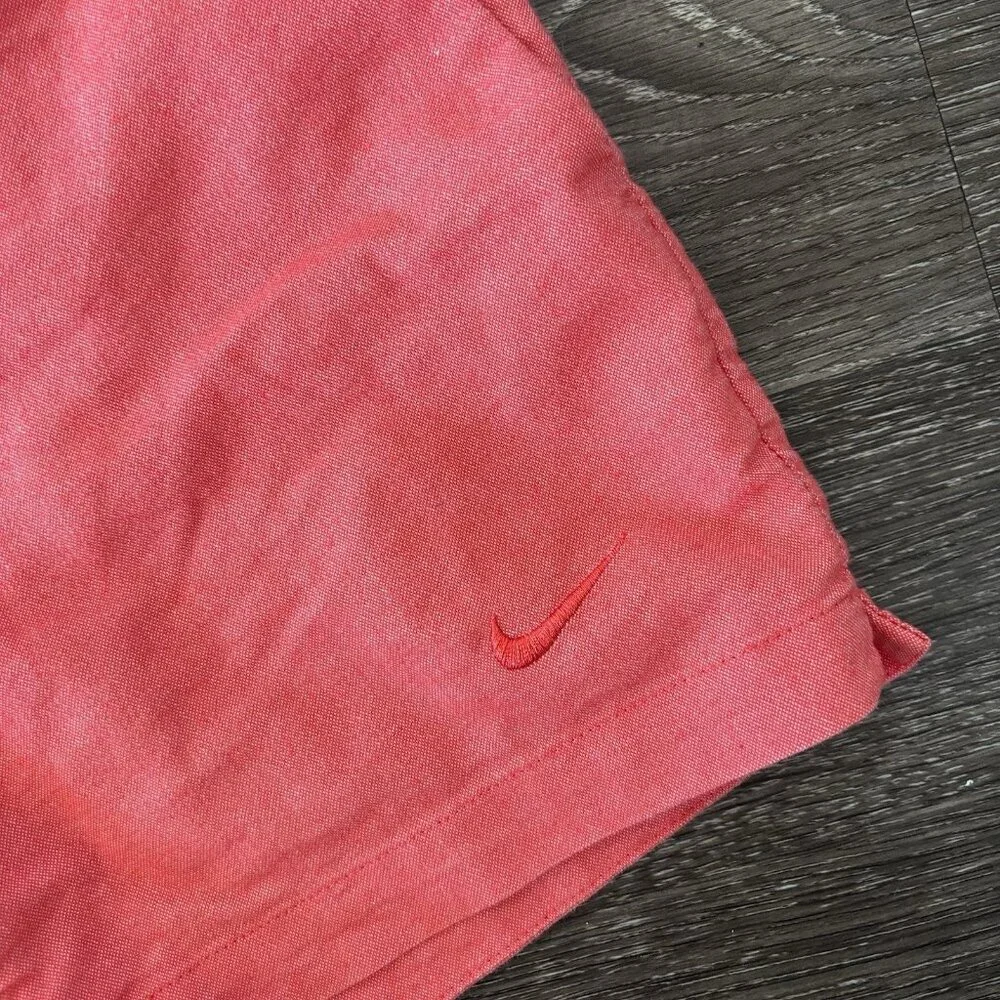 Bundle Of 2‎ Nike Golf Shorts Girl Size M Adjustable Waist Blue Orange Preppy